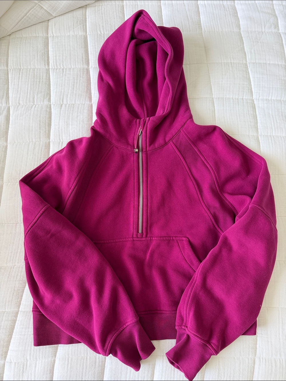 Lululemon Scuba Oversized Half-Zip Hoodie Raspberry/Berry Pink